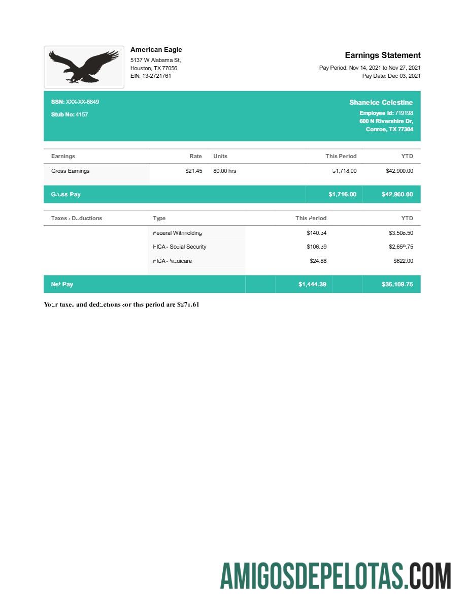 Imprimível Modelo de declaração de ganhos da American Eagle em formatos Word e PDF.pdf, 1